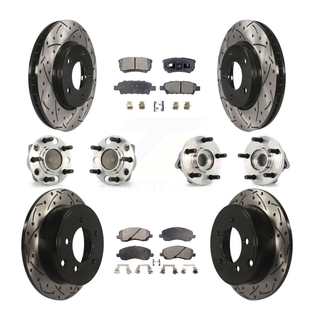 Transit Auto KBB-110770 Wheel Bearing and Hub Assembly for 2009 Dodge Caliber - Front and Rear product image