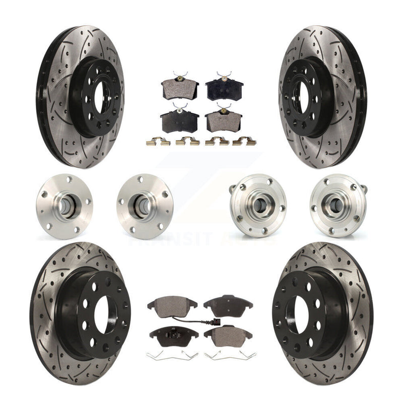 Transit Auto KBB-110781 Wheel Bearing and Hub Assembly for 2013-2014 Volkswagen Beetle - Front and Rear product image