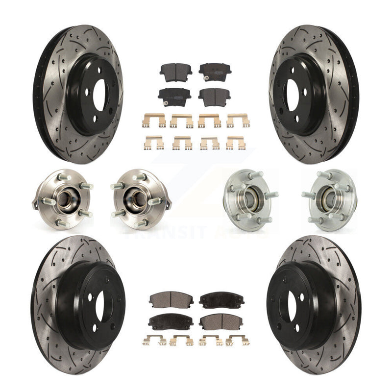 Transit Auto KBB-110791 Wheel Bearing and Hub Assembly for 2009-2014 Chrysler 300, Dodge Charger, Dodge Challenger - Front and Rear product image