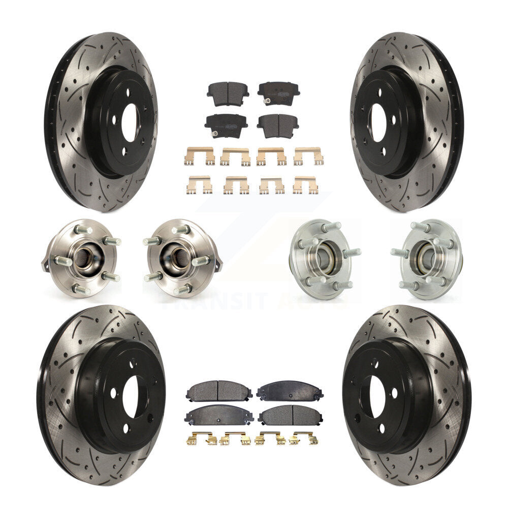 Transit Auto KBB-110792 Wheel Bearing and Hub Assembly for 2009-2014 Chrysler 300, Dodge Challenger, Dodge Charger - Front and Rear product image