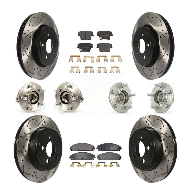 Transit Auto KBB-110792 Wheel Bearing and Hub Assembly for 2009-2014 Chrysler 300, Dodge Challenger, Dodge Charger - Front and Rear product image