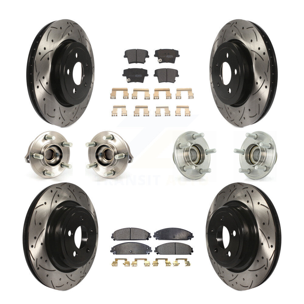 Transit Auto KBB-110793 Wheel Bearing and Hub Assembly for 2010-2011 Dodge Charger - Front and Rear product image