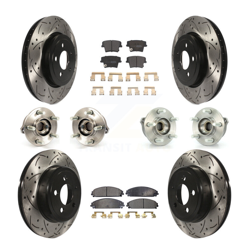 Transit Auto KBB-110795 Wheel Bearing and Hub Assembly for 2009-2014 Dodge Charger, Chrysler 300 - Front and Rear product image