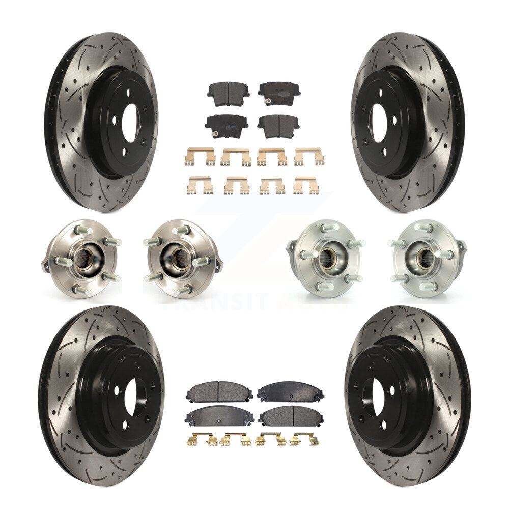 Transit Auto KBB-110796 Wheel Bearing and Hub Assembly for 2010-2013 Dodge Charger - Front and Rear product image