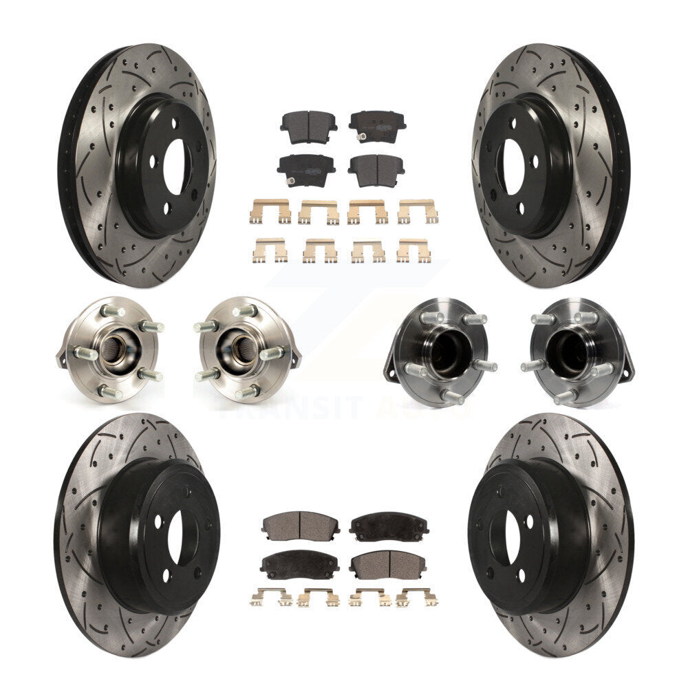 Transit Auto KBB-110797 Wheel Bearing and Hub Assembly for 2012-2014 Chrysler 300, Dodge Charger - Front and Rear product image