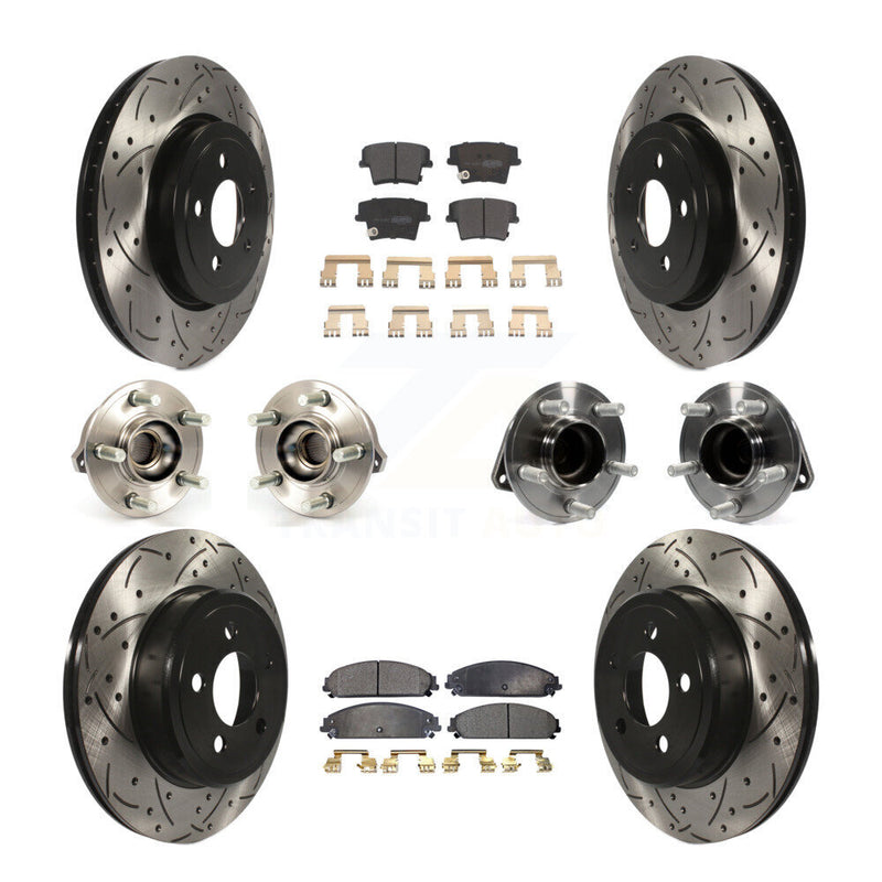 Transit Auto KBB-110798 Wheel Bearing and Hub Assembly for 2012-2014 Chrysler 300, Dodge Challenger - Front and Rear product image