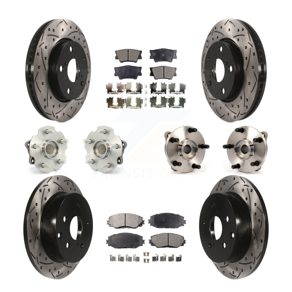 Transit Auto KBB-110801 Wheel Bearing and Hub Assembly for 2006-2012 Lexus HS250h, Toyota RAV4 - Front and Rear product image