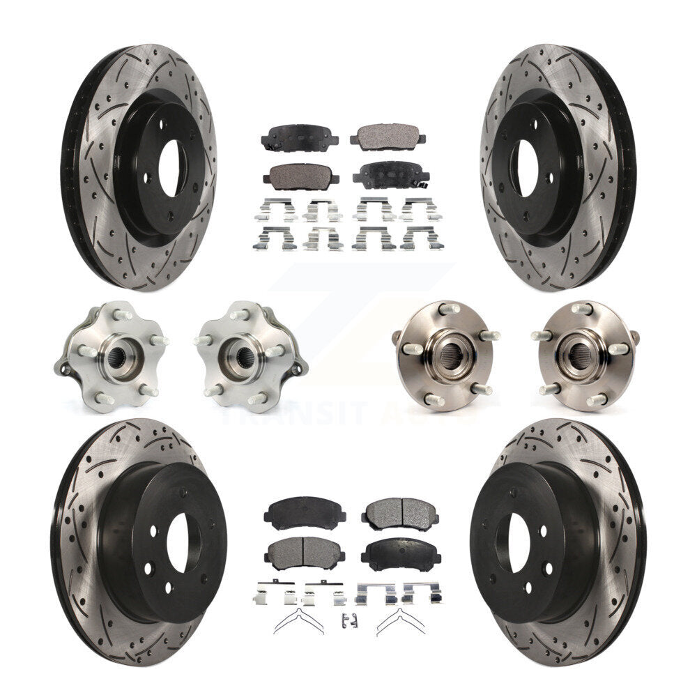 Transit Auto KBB-110804 Wheel Bearing and Hub Assembly for 2008-2013 Nissan Rogue - Front and Rear product image