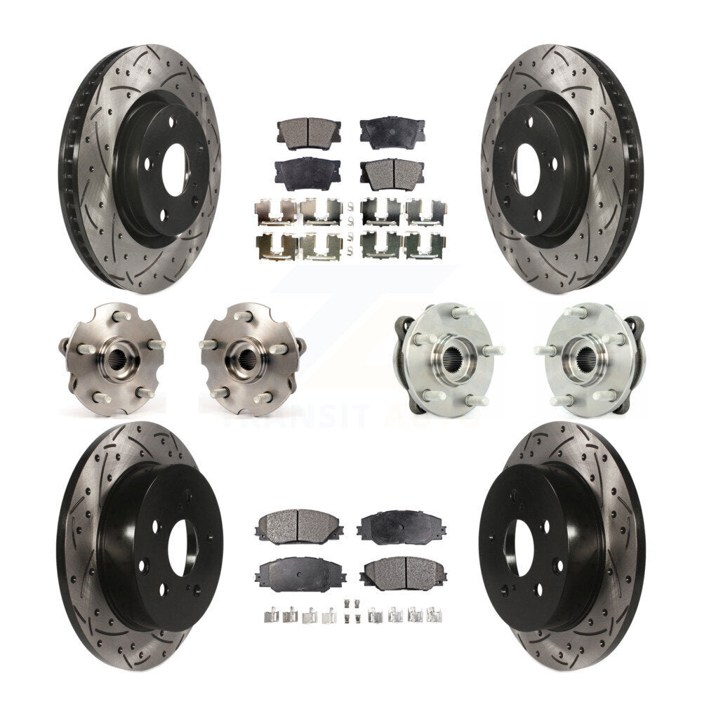 Transit Auto KBB-110809 Wheel Bearing and Hub Assembly for 2006-2018 Toyota RAV4 - Front and Rear product image
