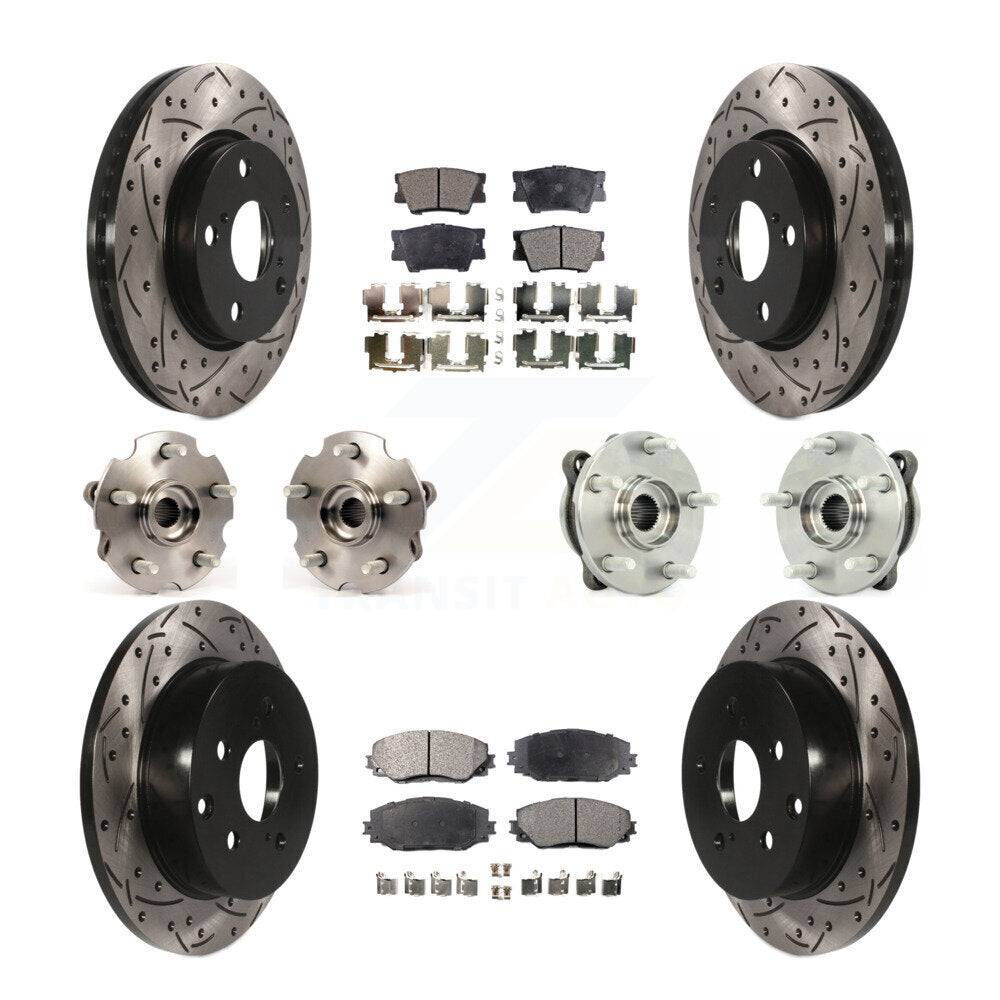 Transit Auto KBB-110810 Wheel Bearing and Hub Assembly for 2013-2018 Toyota RAV4 - Front and Rear product image