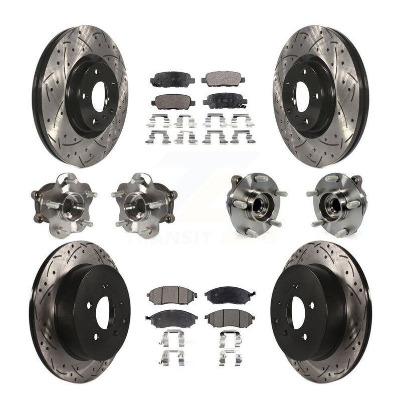 Transit Auto KBB-110811 Wheel Bearing and Hub Assembly for 2015-2017 INFINITI QX70 - Front and Rear product image