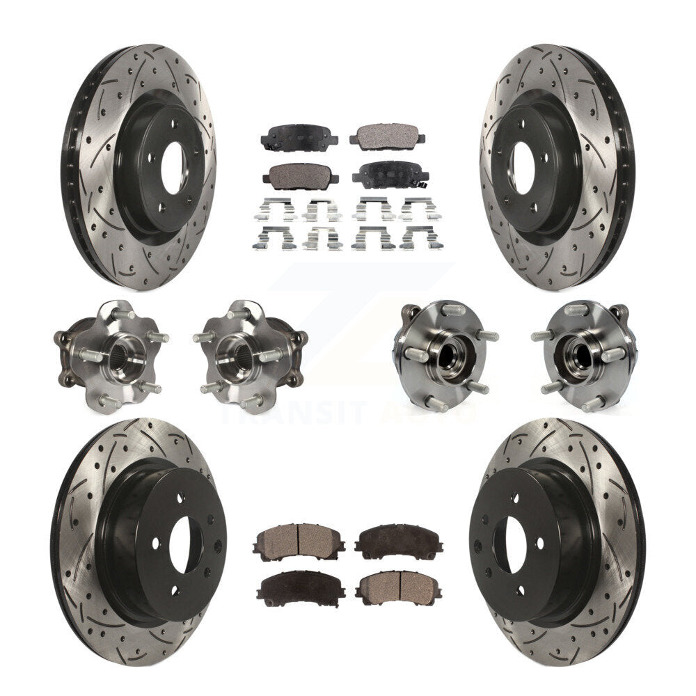 Transit Auto KBB-110814 Wheel Bearing and Hub Assembly for 2016-2017 INFINITI QX50 - Front and Rear product image