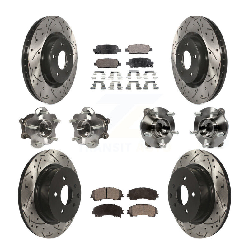 Transit Auto KBB-110818 Wheel Bearing and Hub Assembly for 2016-2017 INFINITI QX50 - Front and Rear product image