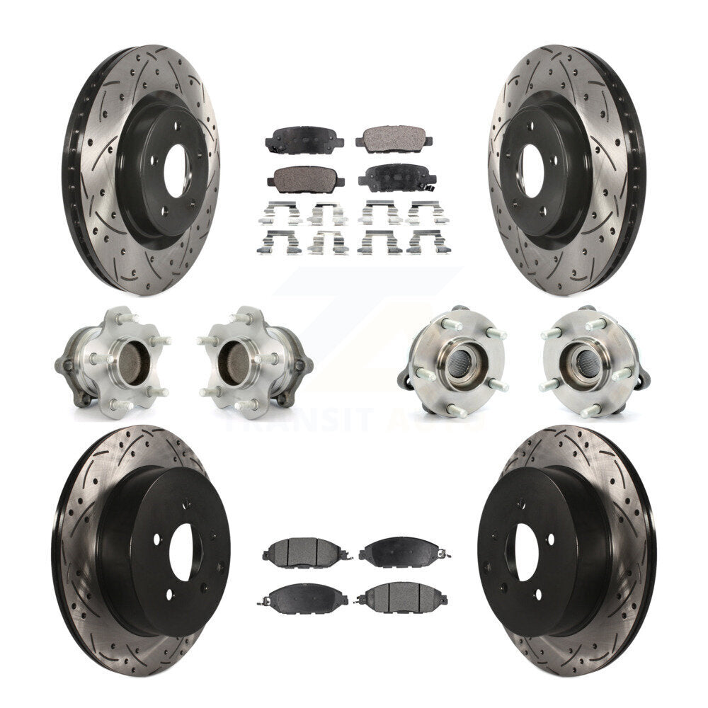 Transit Auto KBB-110821 Wheel Bearing and Hub Assembly for 2013-2020 Nissan Murano, INFINITI QX60, INFINITI JX35 & more - Front and Rear product image