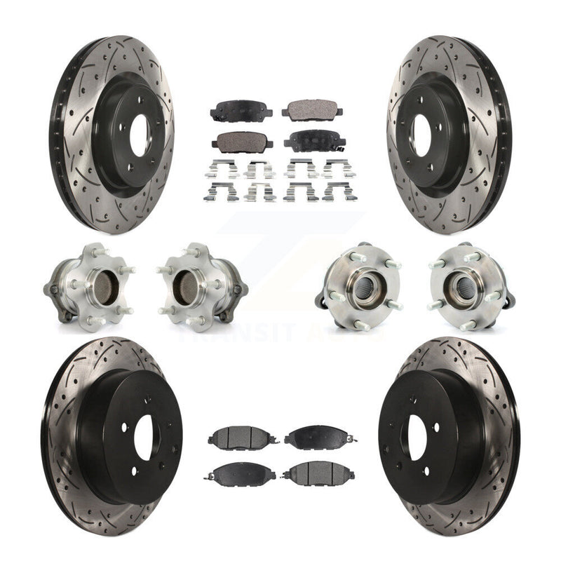 Transit Auto KBB-110821 Wheel Bearing and Hub Assembly for 2013-2020 Nissan Murano, INFINITI QX60, INFINITI JX35 & more - Front and Rear product image