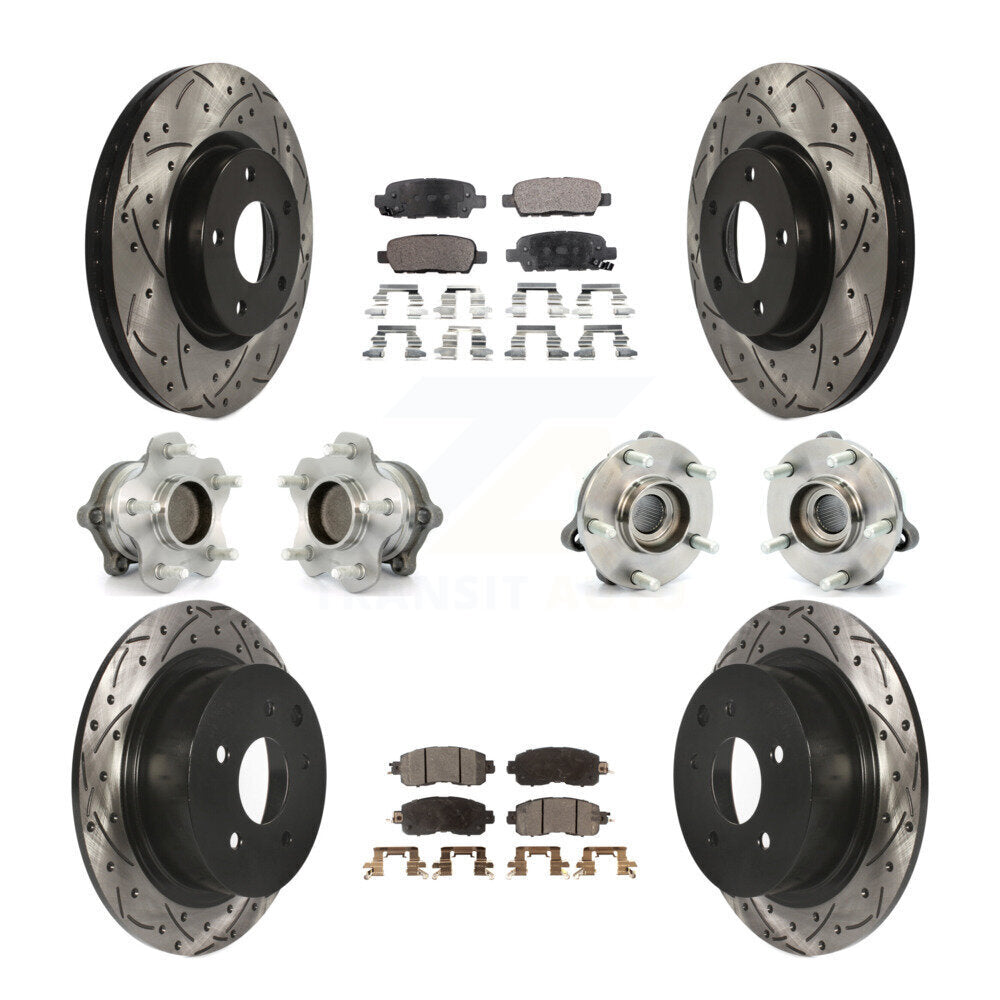 Transit Auto KBB-110822 Wheel Bearing and Hub Assembly for 2013-2018 Nissan Altima - Front and Rear product image