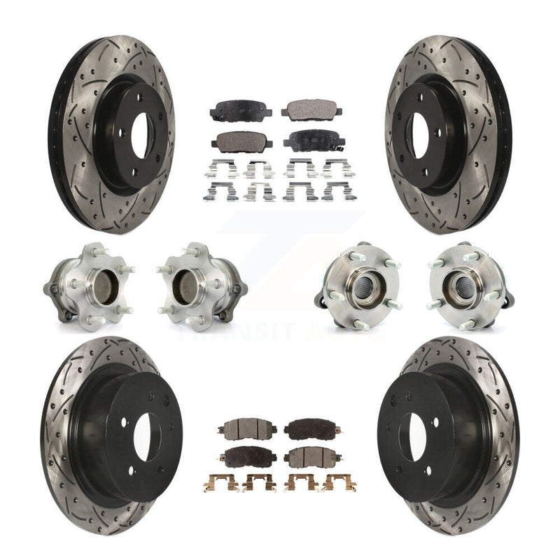 Transit Auto KBB-110822 Wheel Bearing and Hub Assembly for 2013-2018 Nissan Altima - Front and Rear product image