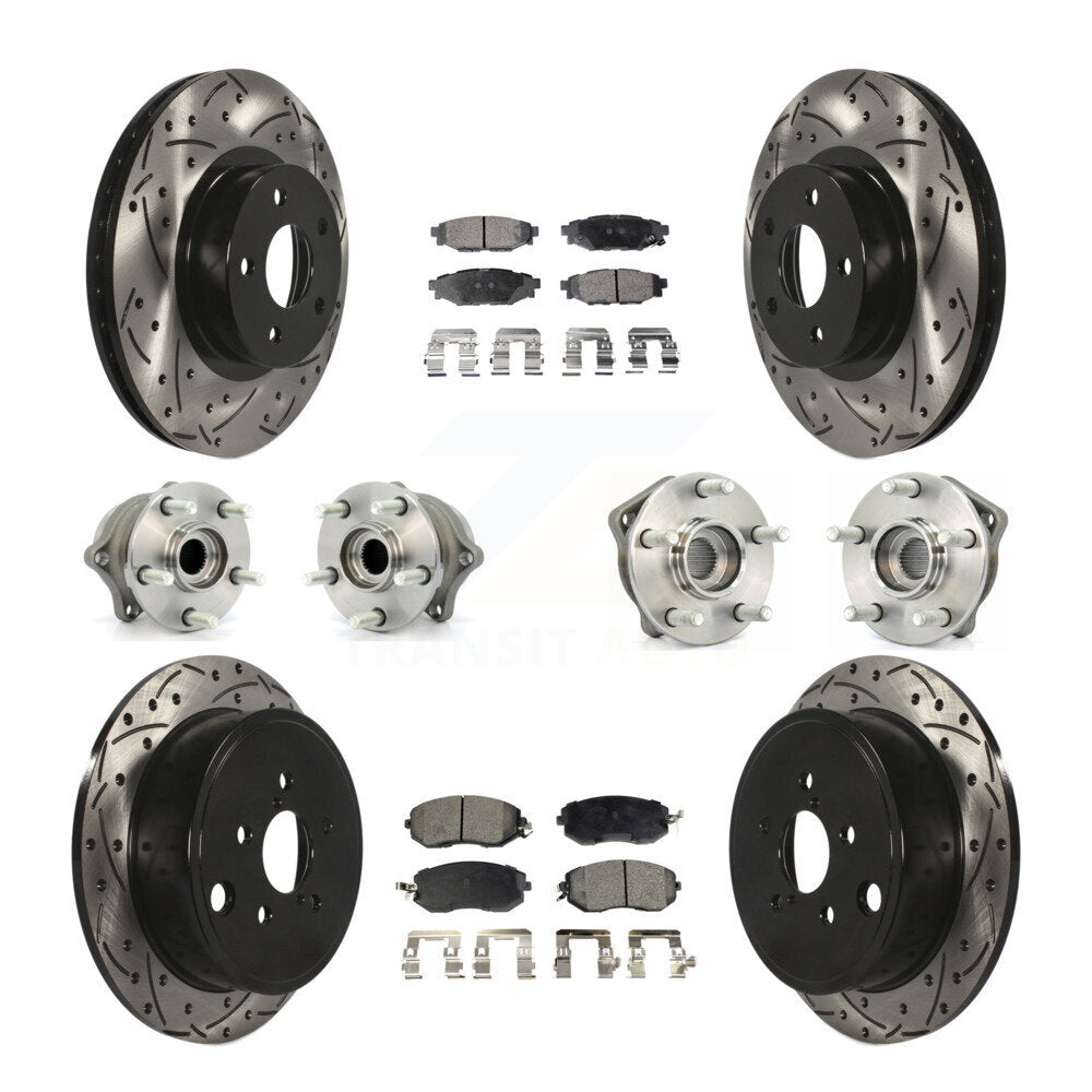 Transit Auto KBB-110824 Wheel Bearing and Hub Assembly for 2011 Subaru Impreza - Front and Rear product image