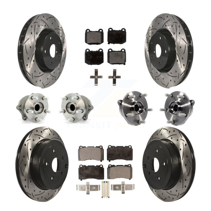 Transit Auto KBB-110828 Wheel Bearing and Hub Assembly for 2012-2014 Subaru Impreza, Subaru WRX STI - Front and Rear product image