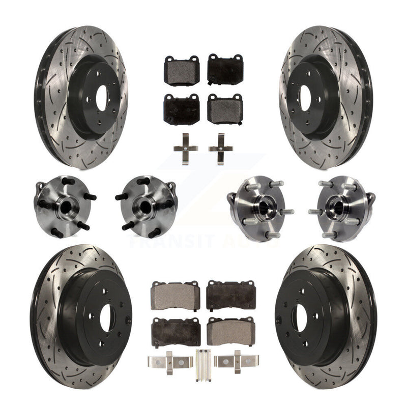 Transit Auto KBB-110829 Wheel Bearing and Hub Assembly for 2008-2017 Subaru WRX STI, Subaru Impreza - Front and Rear product image