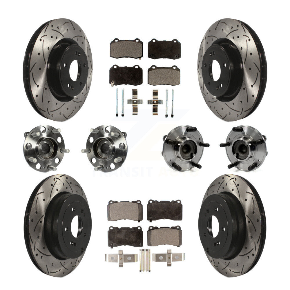 Transit Auto KBB-110833 Wheel Bearing and Hub Assembly for 2010-2016 Hyundai Genesis Coupe - Front and Rear product image