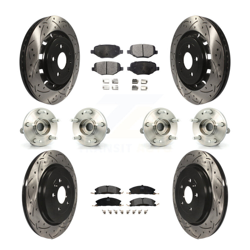 Transit Auto KBB-110845 Wheel Bearing and Hub Assembly for 2013-2018 Ford Explorer, Ford Police Interceptor Utility - Front and Rear product image