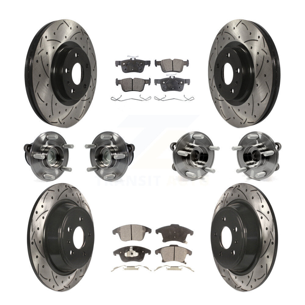 Transit Auto KBB-110848 Wheel Bearing and Hub Assembly for 2013-2018 Ford Fusion, Lincoln MKZ - Front and Rear product image