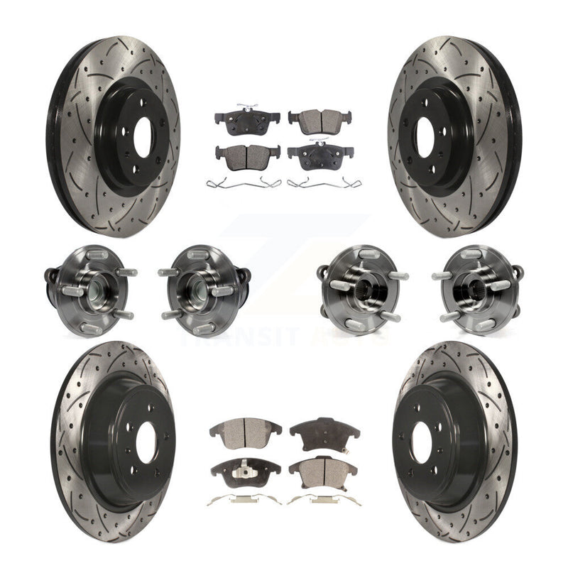 Transit Auto KBB-110848 Wheel Bearing and Hub Assembly for 2013-2018 Ford Fusion, Lincoln MKZ - Front and Rear product image