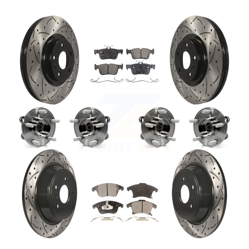 Transit Auto KBB-110850 Wheel Bearing and Hub Assembly for 2013-2016 Lincoln MKZ - Front and Rear product image