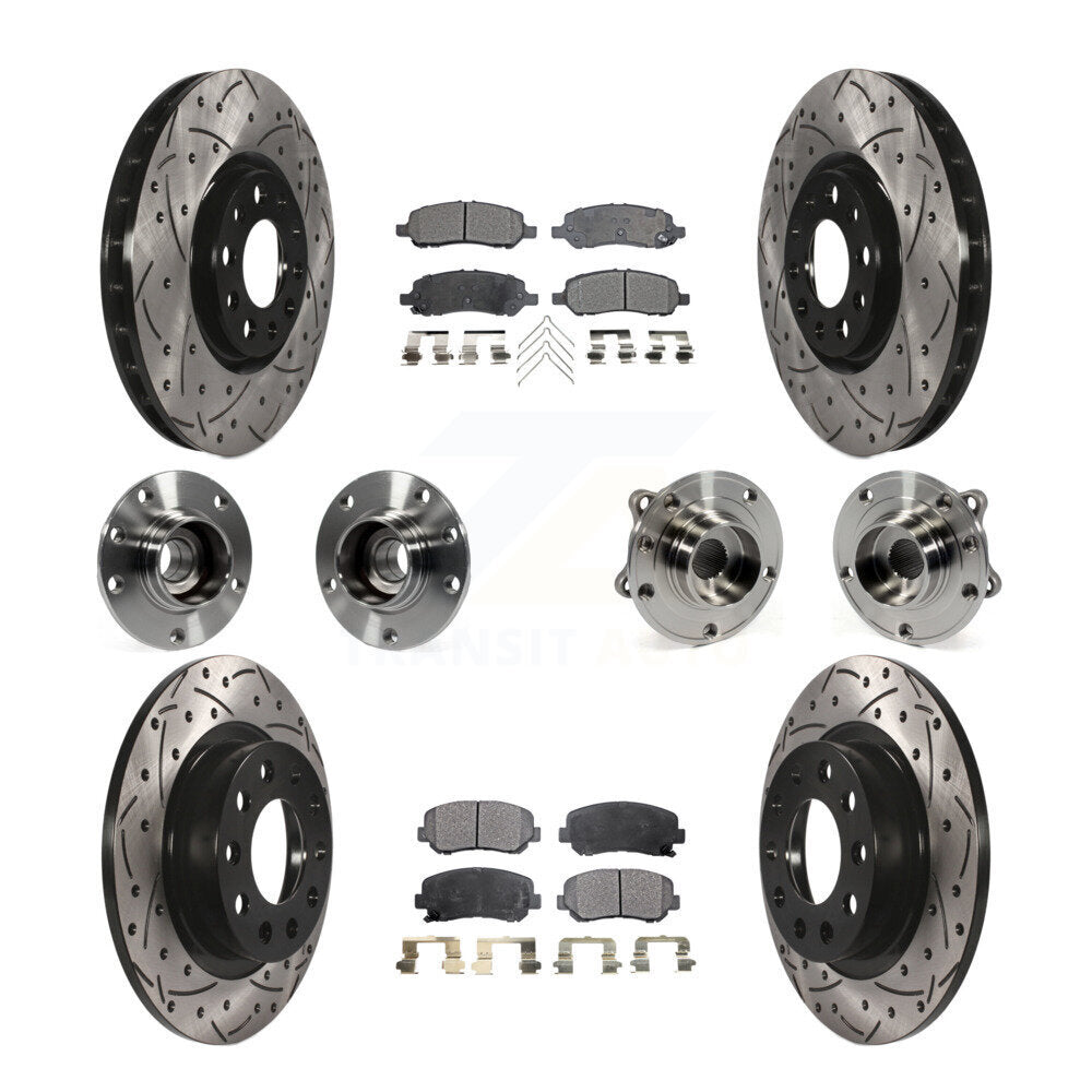 Transit Auto KBB-110852 Wheel Bearing and Hub Assembly for 2013-2016 Dodge Dart - Front and Rear product image