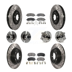 Transit Auto KBB-110852 Wheel Bearing and Hub Assembly for 2013-2016 Dodge Dart - Front and Rear product image