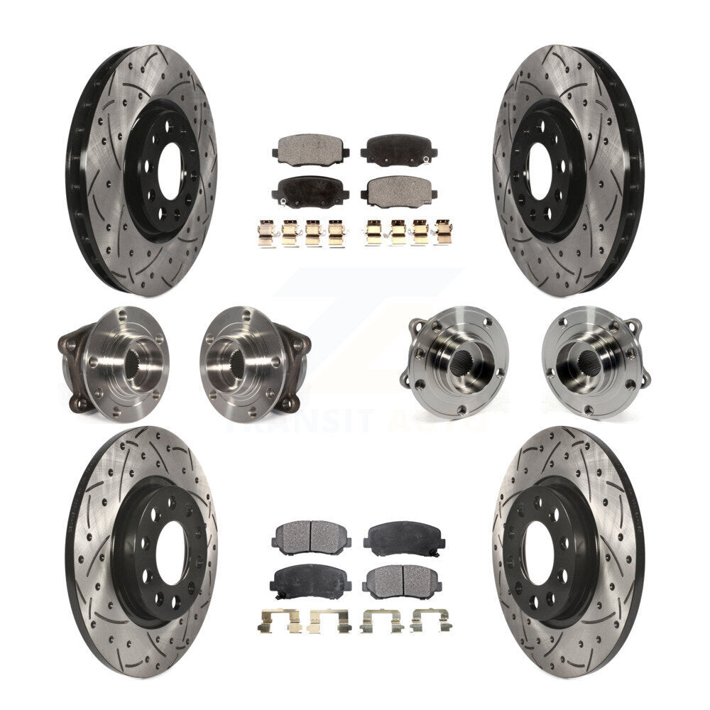 Transit Auto KBB-110853 Wheel Bearing and Hub Assembly for 2015-2017 Chrysler 200 - Front and Rear product image