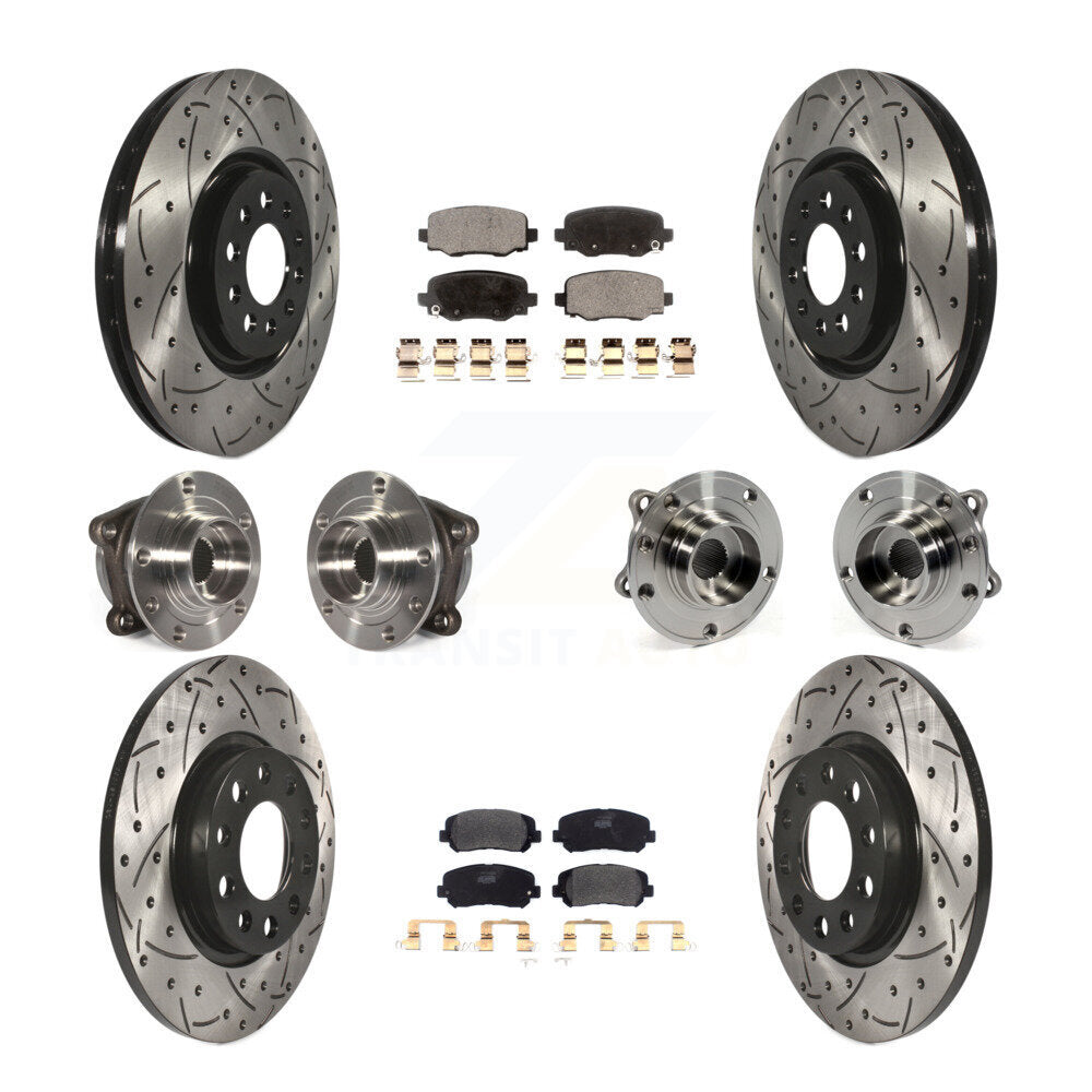 Transit Auto KBB-110854 Wheel Bearing and Hub Assembly for 2015-2017 Chrysler 200 - Front and Rear product image