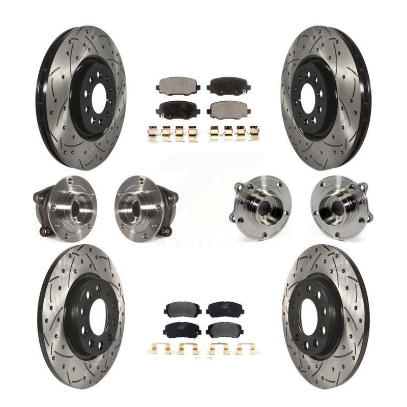 Transit Auto KBB-110854 Wheel Bearing and Hub Assembly for 2015-2017 Chrysler 200 - Front and Rear product image