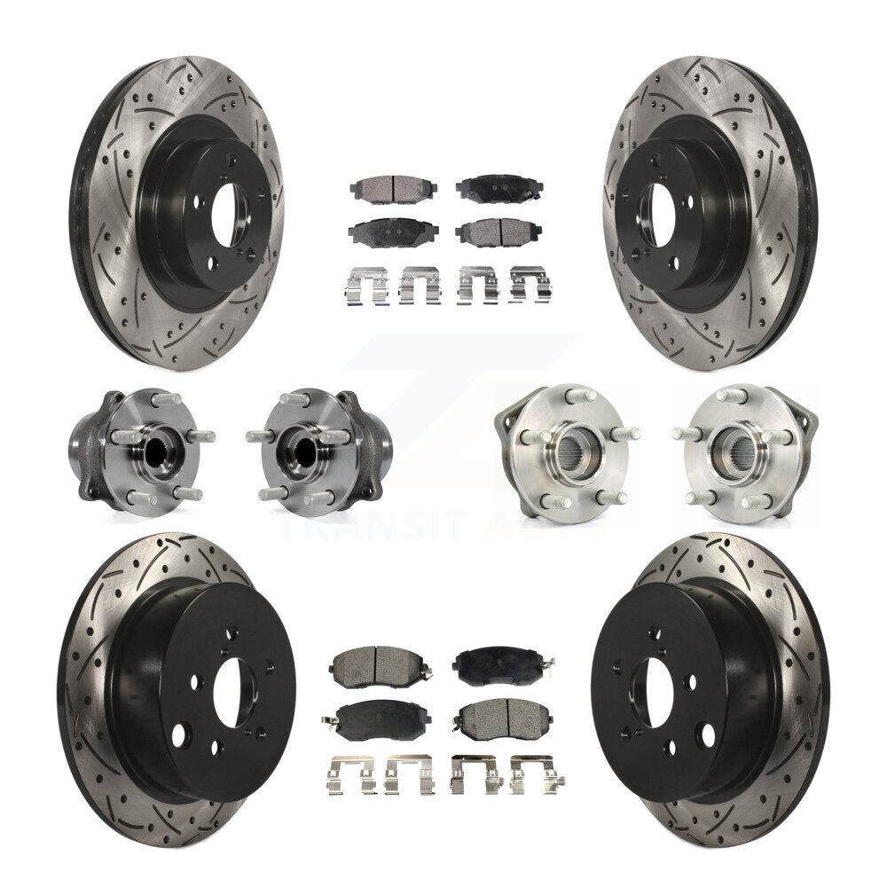 Transit Auto KBB-110856 Wheel Bearing and Hub Assembly for 2013 Subaru XV Crosstrek - Front and Rear product image