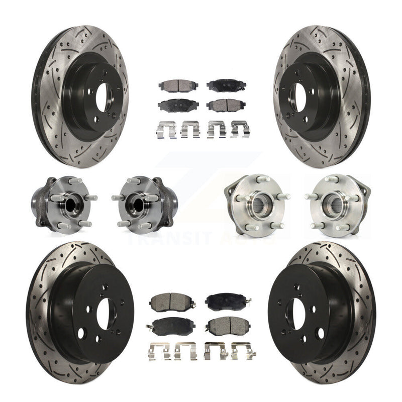 Transit Auto KBB-110856 Wheel Bearing and Hub Assembly for 2013 Subaru XV Crosstrek - Front and Rear product image