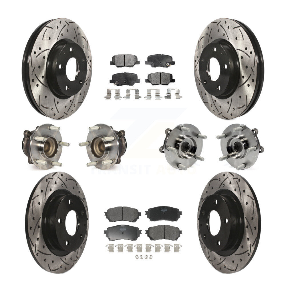 Transit Auto KBB-110858 Wheel Bearing and Hub Assembly for 2014-2015 Mazda 6 - Front and Rear product image