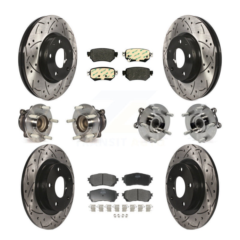 Transit Auto KBB-110859 Wheel Bearing and Hub Assembly for 2016-2018 Mazda 6 - Front and Rear product image