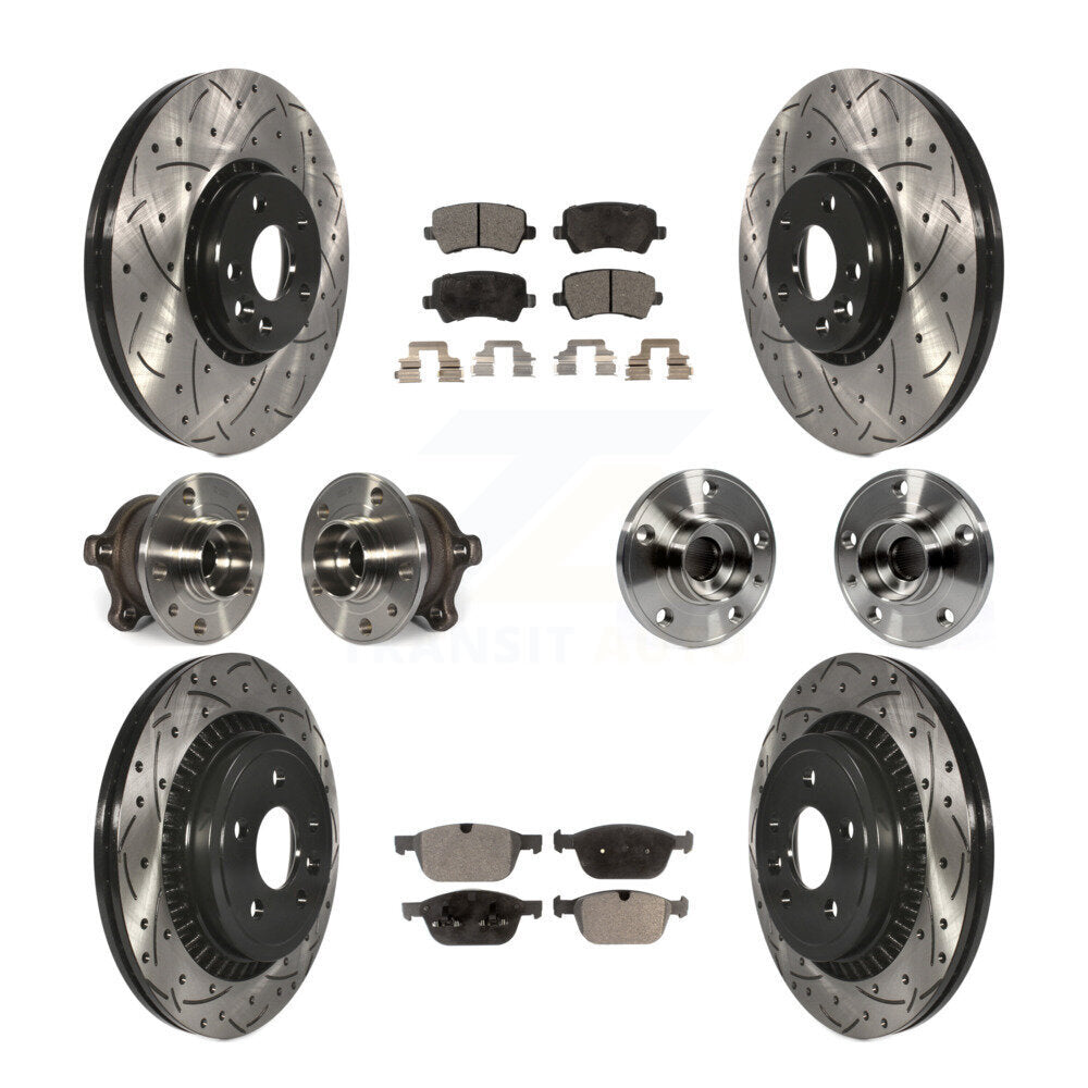 Transit Auto KBB-110861 Wheel Bearing and Hub Assembly for 2010-2015 Volvo XC60 - Front and Rear product image