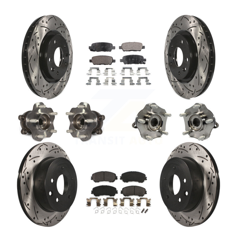 Transit Auto KBB-110867 Wheel Bearing and Hub Assembly for 2017-2022 Nissan Rogue Sport, Nissan Qashqai - Front and Rear product image
