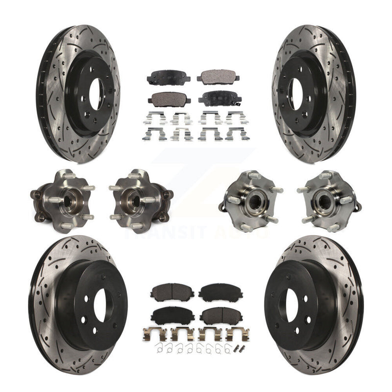 Transit Auto KBB-110867 Wheel Bearing and Hub Assembly for 2017-2022 Nissan Rogue Sport, Nissan Qashqai - Front and Rear product image