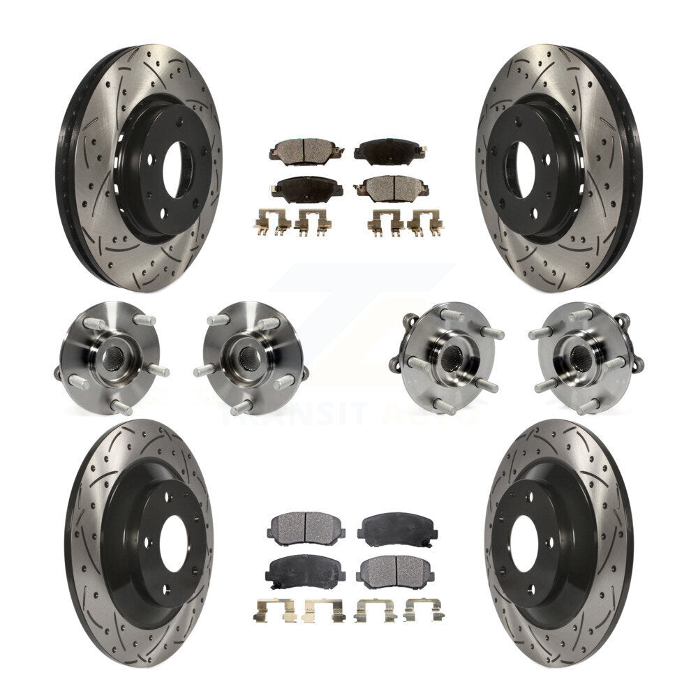 Transit Auto KBB-110875 Wheel Bearing and Hub Assembly for 2016-2023 Mazda CX-5 - Front and Rear product image