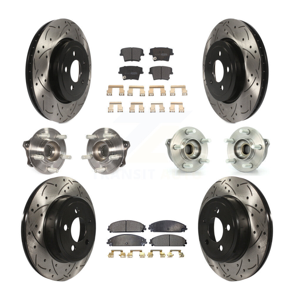 Transit Auto KBB-110876 Wheel Bearing and Hub Assembly for 2015-2023 Dodge Charger, Dodge Challenger, Chrysler 300 - Front and Rear product image