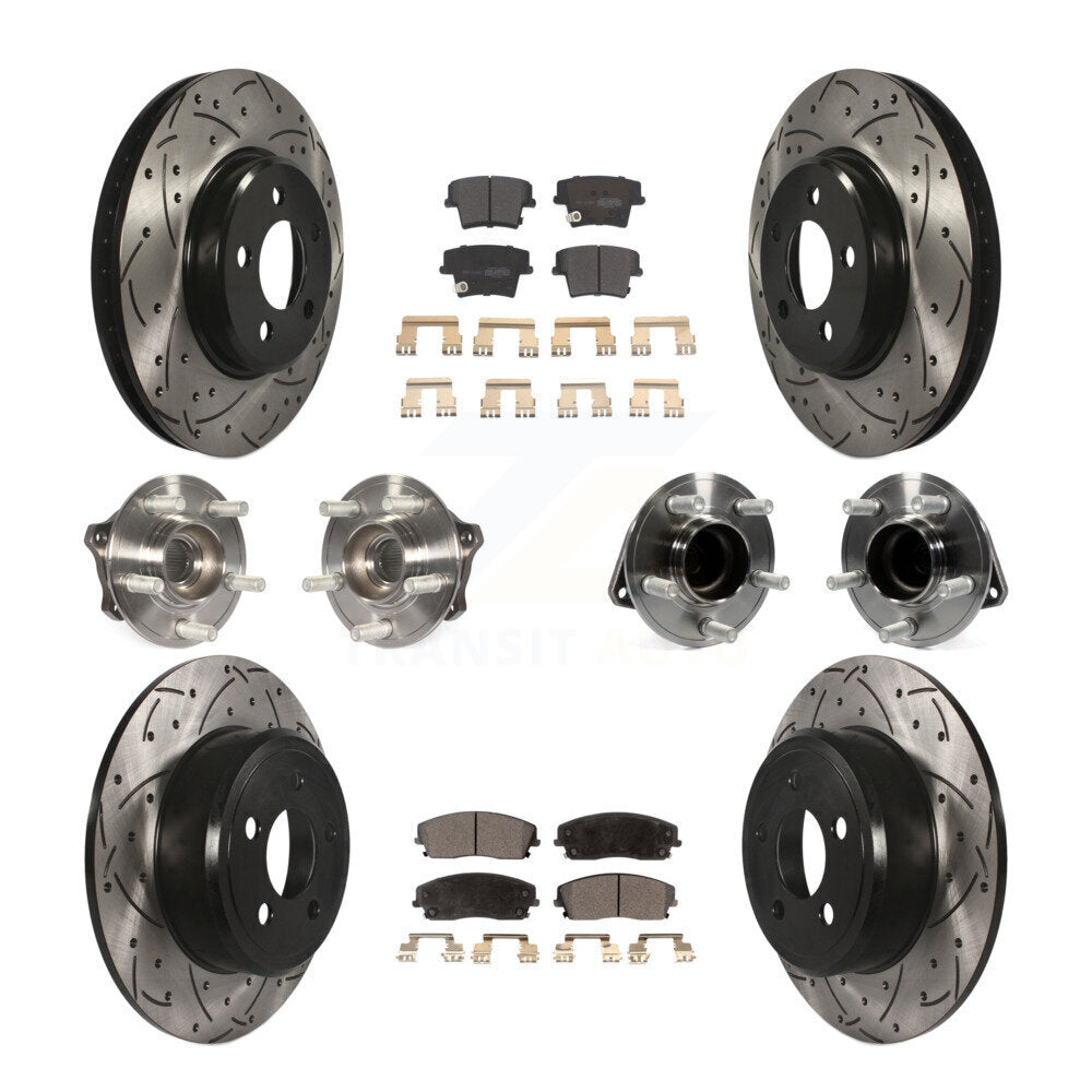 Transit Auto KBB-110878 Wheel Bearing and Hub Assembly for 2015-2023 Dodge Charger, Dodge Challenger, Chrysler 300 - Front and Rear product image
