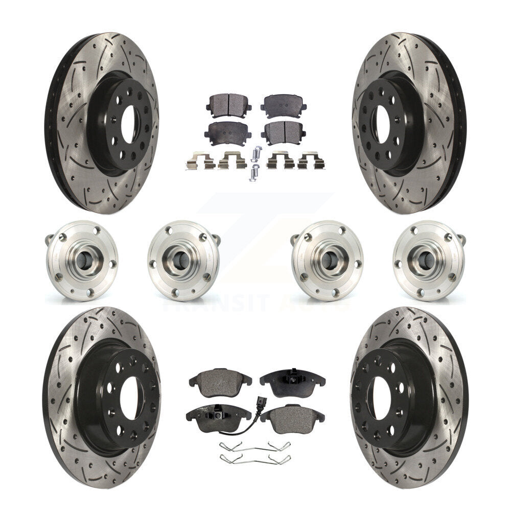 Transit Auto KBB-110890 Wheel Bearing and Hub Assembly for 2009-2018 Volkswagen Tiguan Limited, Audi Q3 Quattro, Volkswagen Tiguan - Front and Rear product image