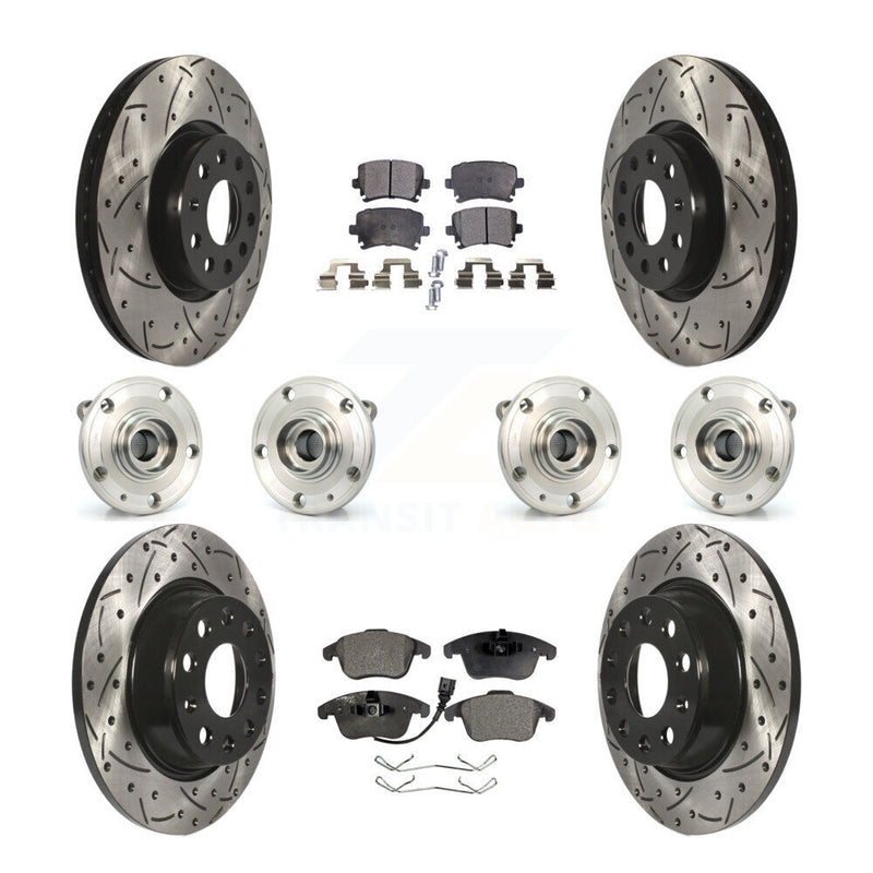 Transit Auto KBB-110890 Wheel Bearing and Hub Assembly for 2009-2018 Volkswagen Tiguan Limited, Audi Q3 Quattro, Volkswagen Tiguan - Front and Rear product image