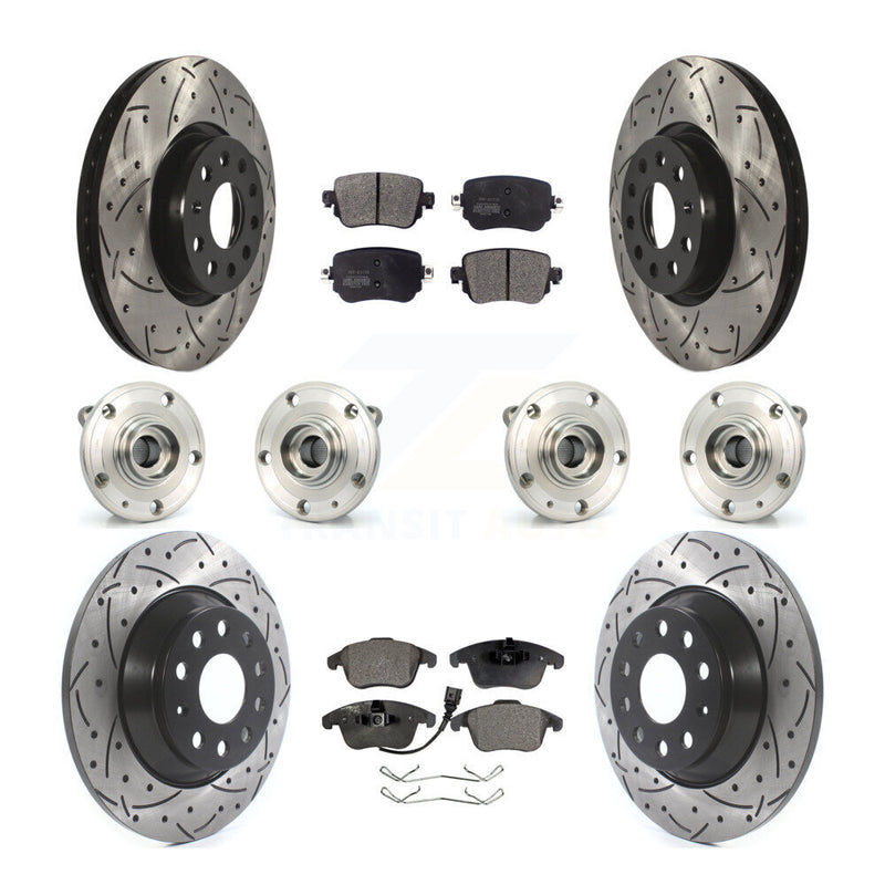 Transit Auto KBB-110891 Wheel Bearing and Hub Assembly for 2016-2018 Audi Q3 Quattro - Front and Rear product image