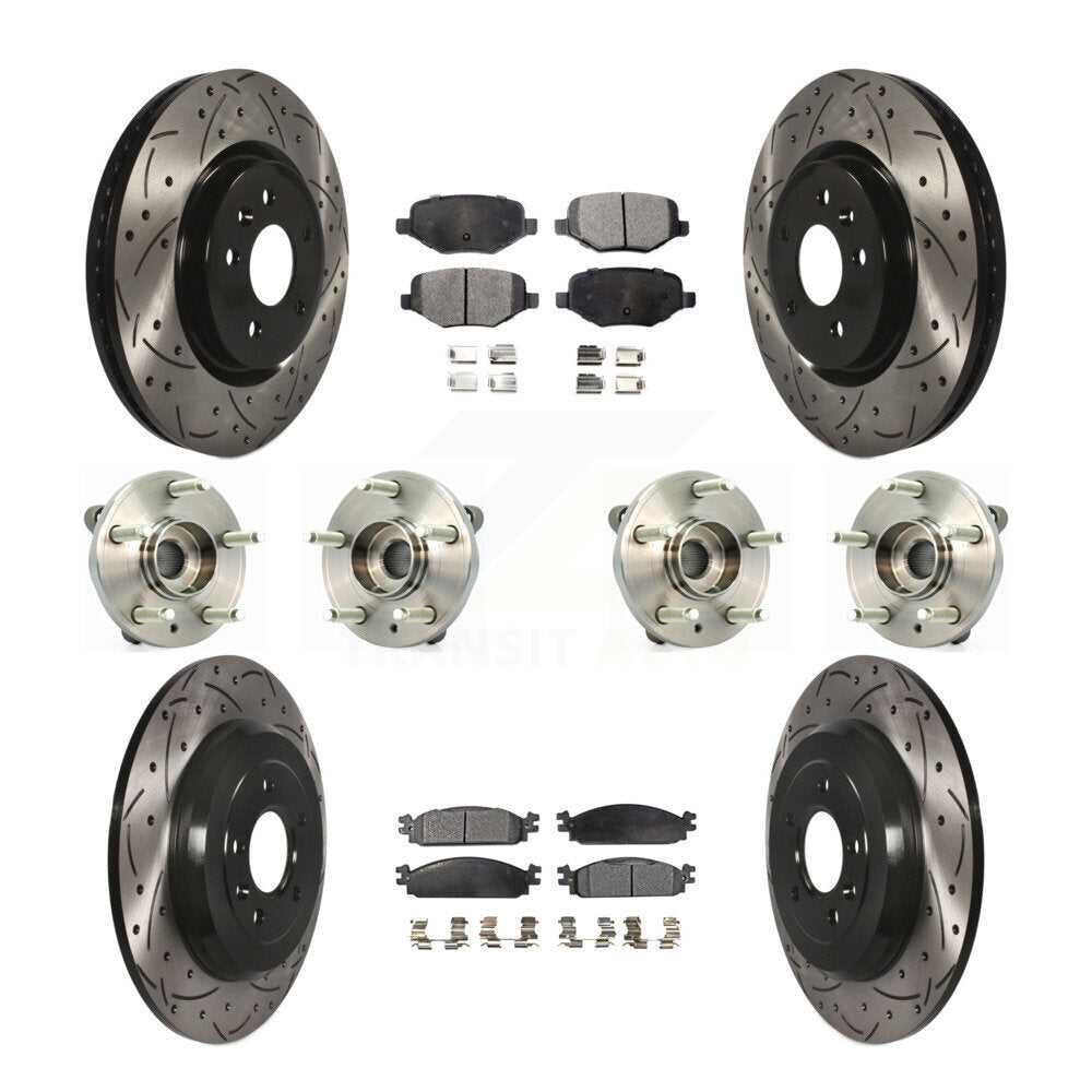 Transit Auto KBB-110897 Wheel Bearing and Hub Assembly for 2009-2010 Lincoln MKS - Front and Rear product image