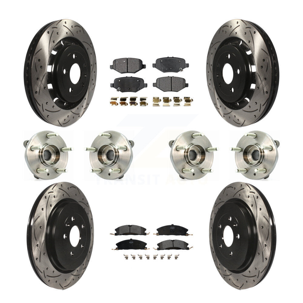 Transit Auto KBB-110900 Wheel Bearing and Hub Assembly for 2012-2019 Ford Taurus, Ford Flex, Lincoln MKS - Front and Rear product image