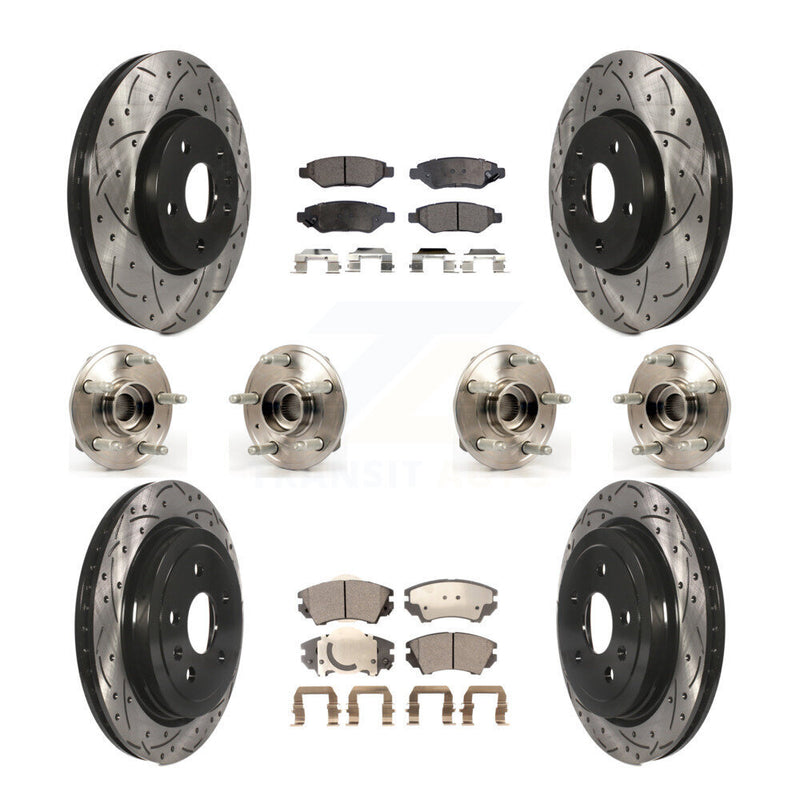 Transit Auto KBB-110902 Wheel Bearing and Hub Assembly for 2010-2015 Chevrolet Camaro - Front and Rear product image